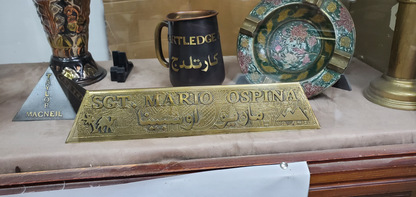 Egyptian Desk Name Plates - This.Is.Velazquez